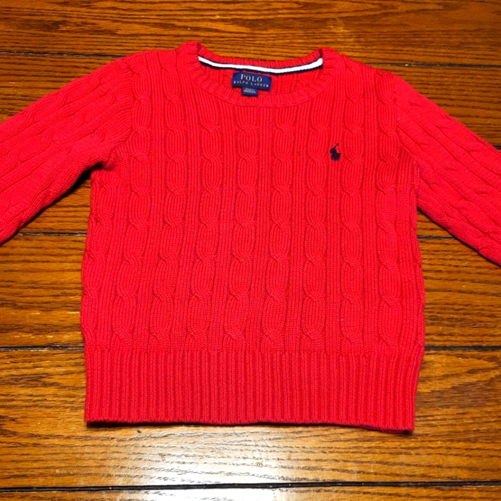 Polo Ralph Lauren CABLE-KNIT COTTON SWEATER - Picture 2 of 4